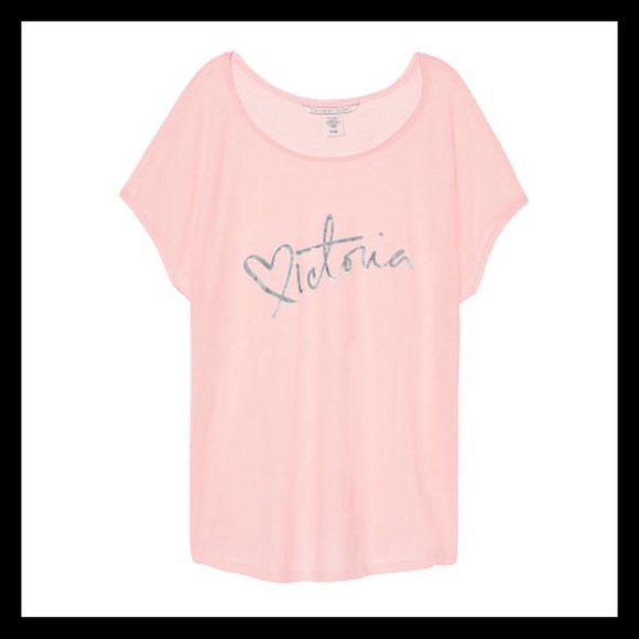 Victoria's Secret Tops - Victoria’s Secret Pink Tee Shirt